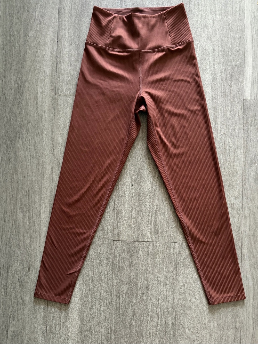 Girlfriend Collective Women’s Ribbed Leggings - Deep Rust XS